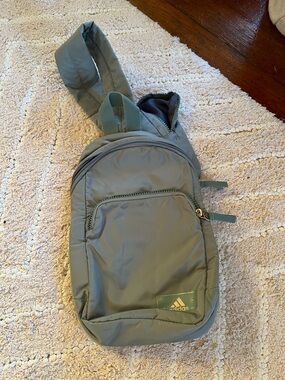 adidas Olive Green Crossbody Sling Bag